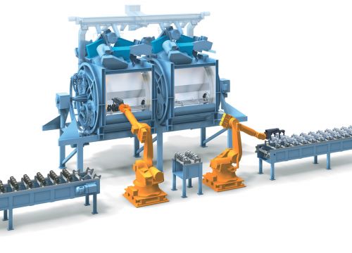Manipulator Shot Blast System DV4