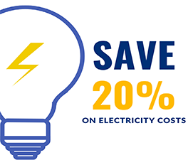 20% Electricity savings